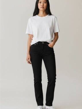 Acne Classic Black Women's Straight Jeans